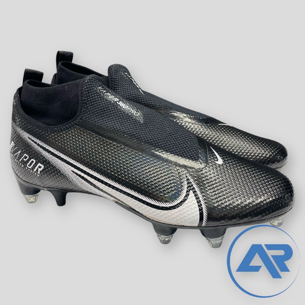 Nike Vapor Edge Pro 360 D P Black Football Cleats Men's Sizes CZ5574-001
